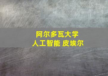 阿尔多瓦大学 人工智能 皮埃尔